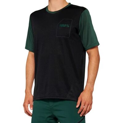 100% Ridecamp Kurzarm-Jersey - Schwarz - M 100% Ridecamp Kurzarm-Jersey - Schwarz - M