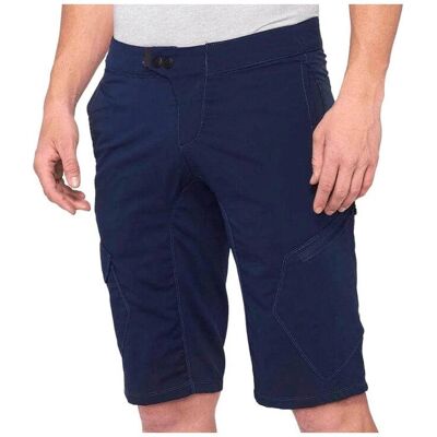 100% Ridecamp Shorts - Blau - Regulär Fit - Shorts 100% Ridecamp Shorts - Blau - Regulär Fit - Shorts