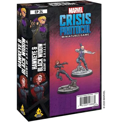 Atomic Mass Games Hawkeye Black Widow - Miniatures Game Atomic Mass Games Hawkeye Black Widow - Miniatures Game