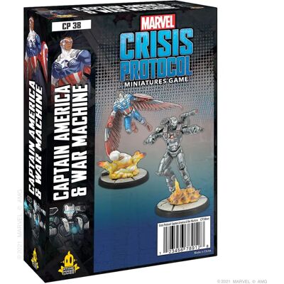 Atomic Mass Games Marvel Crisis Protocol Captain America & War Machine Gra Atomic Mass Games Marvel Crisis Protocol Captain America & War Machine Gra