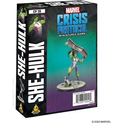 Atomic Mass Games Jeu de Miniatures She-Hulk - Publicité Atomic Mass Games Jeu de Miniatures She-Hulk - Publicité