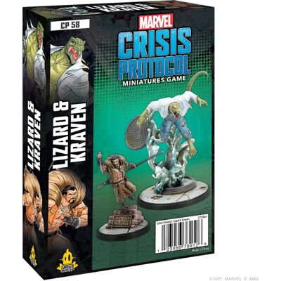 Atomic Mass Games - Lizard and Kraven - Miniatures Game Atomic Mass Games - Lizard and Kraven - Miniatures Game