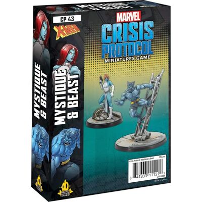 Atomic Mass Games Beast Mystique gra strategiczna - Marvel Crisis Protocol Atomic Mass Games Beast Mystique gra strategiczna - Marvel Crisis Protocol