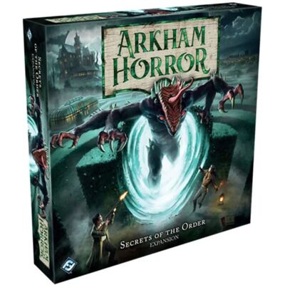 Fantasy Flight Games Arkham Horror Troisième Édition: Secrets Of The Order Extension - Jeu de Plateau - Publicité Fantasy Flight Games Arkham Horror Troisième Édition: Secrets Of The Order Extension - Jeu de Plateau - Publicité