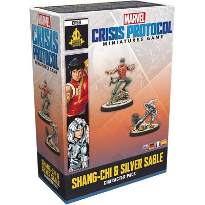 Atomic Mass Games Shang Chi Silver Sable Marvel Crisis Protocol - Expansión de Miniaturas Atomic Mass Games Shang Chi Silver Sable Marvel Crisis Protocol - Expansión de Miniaturas
