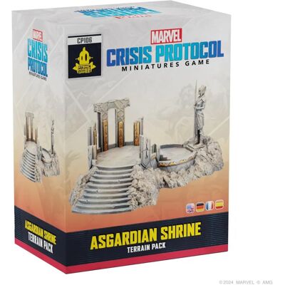Atomic Mass Games Marvel Crisis Protocol Asgardian Shrine Miniature Game Terrain Pack - Expansion Atomic Mass Games Marvel Crisis Protocol Asgardian Shrine Miniature Game Terrain Pack - Expansion
