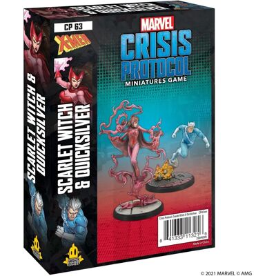Atomic Mass Games Marvel Crisis Protocol: Sorcière Rouge & Quicksilver - Publicité Atomic Mass Games Marvel Crisis Protocol: Sorcière Rouge & Quicksilver - Publicité