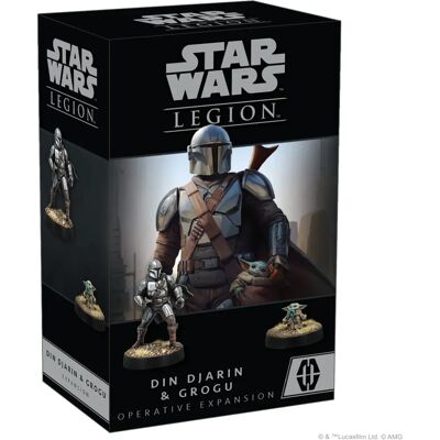 Atomic Mass Games Star Wars Legion Din Djarin & Grogu Operative Expansion Game Atomic Mass Games Star Wars Legion Din Djarin & Grogu Operative Expansion Game