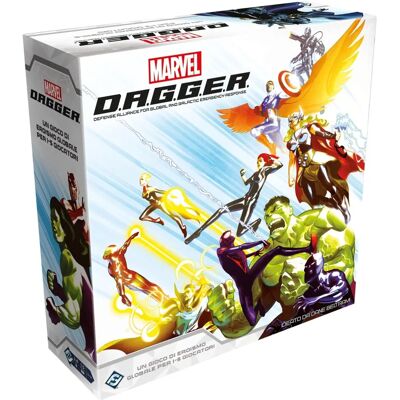 Marvel D.A.G.G.E.R. - Brettspiel - Spannendes Heldenabenteuer Marvel D.A.G.G.E.R. - Brettspiel - Spannendes Heldenabenteuer
