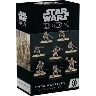 Fantasy Flight Games Star Wars Legion Unité Guerriers Ewok - Extension de Jeu Miniature - Publicité Fantasy Flight Games Star Wars Legion Unité Guerriers Ewok - Extension de Jeu Miniature - Publicité