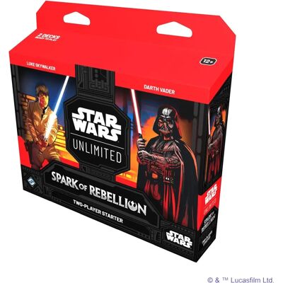 Fantasy Flight Games Star Wars: Unlimited Spark of Rebellion Two-Player Starter - Board game Fantasy Flight Games Star Wars: Unlimited Spark of Rebellion Two-Player Starter - Board game