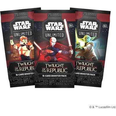 Fantasy Flight Games Star Wars Unlimited Twilight of the Republic Booster - 24 Pack Fantasy Flight Games Star Wars Unlimited Twilight of the Republic Booster - 24 Pack