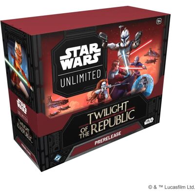 Star Wars: Unlimited - Twilight of the Republic Pre-Releasebox - Publicité Star Wars: Unlimited - Twilight of the Republic Pre-Releasebox - Publicité