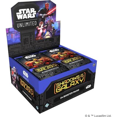 Fantasy Flight Games Star Wars: Unlimited - Shadows of the Galaxy Booster - 24 Pack Fantasy Flight Games Star Wars: Unlimited - Shadows of the Galaxy Booster - 24 Pack