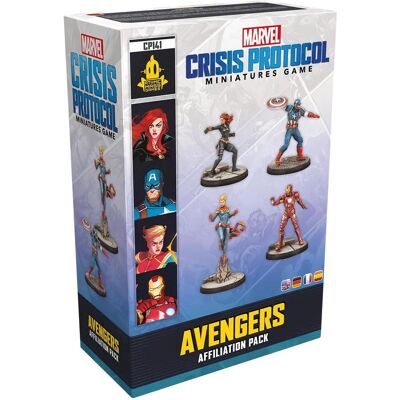 Atomic Mass Games Marvel Crisis Protocol: Pacchetto di Affiliazione degli Avengers Atomic Mass Games Marvel Crisis Protocol: Pacchetto di Affiliazione degli Avengers
