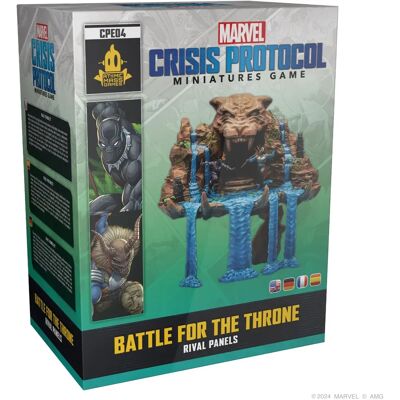 Atomic Mass Games Marvel Crisis Protocol : Panneaux Rivaux de Black Panther & Killmonger - Trônes de Wakanda Atomic Mass Games Marvel Crisis Protocol : Panneaux Rivaux de Black Panther & Killmonger - Trônes de Wakanda