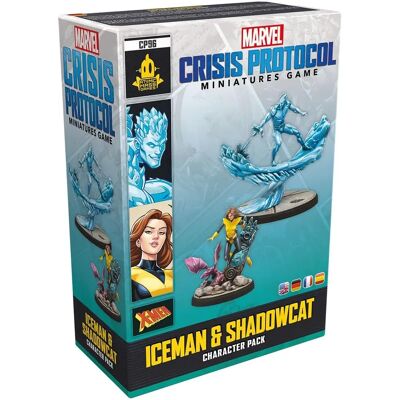 Atomic Mass Games Iceman & Shadowcat Marvel Crisis Protocol - Extension de Jeu de Société - Publicité Atomic Mass Games Iceman & Shadowcat Marvel Crisis Protocol - Extension de Jeu de Société - Publicité