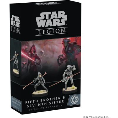 Fantasy Flight Games Star Wars Legion Piąty Brat i Siódma Siostra Operacyjna Rozszerzenie - Rozszerzenie Gry Planszowej Fantasy Flight Games Star Wars Legion Piąty Brat i Siódma Siostra Operacyjna Rozszerzenie - Rozszerzenie Gry Planszowej