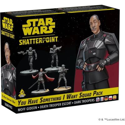 Atomic Mass Games Moff Gideon Dark Troopers - Miniature per Star Wars: Shatterpoint Atomic Mass Games Moff Gideon Dark Troopers - Miniature per Star Wars: Shatterpoint