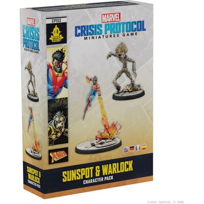 Miniatures Sunspot & Warlock de Atomic Mass Games - Extension Marvel Crisis Protocol Miniatures Sunspot & Warlock de Atomic Mass Games - Extension Marvel Crisis Protocol