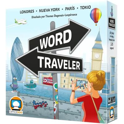Asmodee Word Traveler Brettspiel - Lehrreiches Reisespiel Asmodee Word Traveler Brettspiel - Lehrreiches Reisespiel