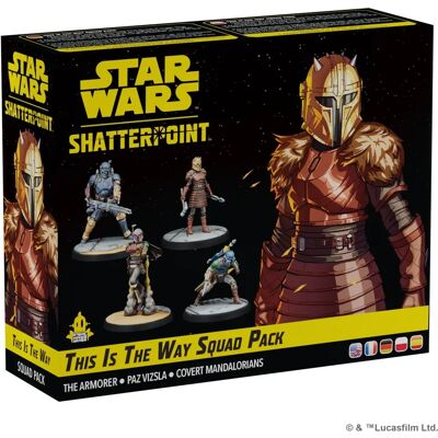 Atomic Mass Games Star Wars Shatterpoint - This Is the Way Squad Pack Miniature Atomic Mass Games Star Wars Shatterpoint - This Is the Way Squad Pack Miniature