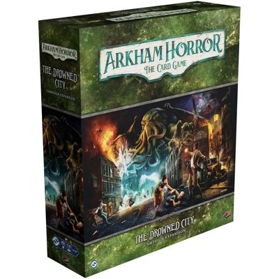 Fantasy Flight Games Arkham Horror The Card Game The Drowned City Campaign Expansion - Card Game Expansion Fantasy Flight Games Arkham Horror The Card Game The Drowned City Campaign Expansion - Card Game Expansion