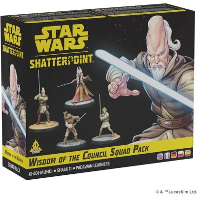 Atomic Mass Games Star Wars: Shatterpoint - Wisdom Of The Council Squad Pack Atomic Mass Games Star Wars: Shatterpoint - Wisdom Of The Council Squad Pack