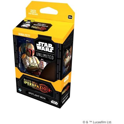 Fantasy Flight Games Star Wars : Unlimited Jump To Lightspeed Deck Boba Fett - Jeu de Cartes Fantasy Flight Games Star Wars : Unlimited Jump To Lightspeed Deck Boba Fett - Jeu de Cartes