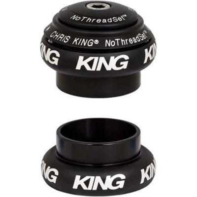 Coussinets de direction Chris King GripNut 1 1/8" - Noir / Roulements en acier - Jeu de direction vélo - Publicité Coussinets de direction Chris King GripNut 1 1/8" - Noir / Roulements en acier - Jeu de direction vélo - Publicité