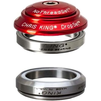 Chris King Dropset 4 Integrated - Red - Headset - Publicité Chris King Dropset 4 Integrated - Red - Headset - Publicité