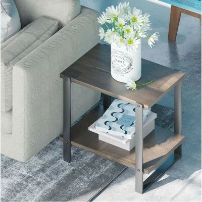 ZINUS Brock 53 cm Holz-Couchtisch - Modern-Industrie Stil ZINUS Brock 53 cm Holz-Couchtisch - Modern-Industrie Stil