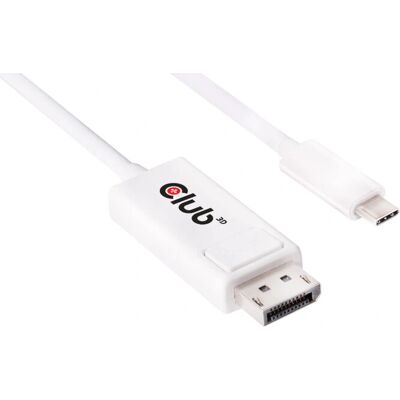 Club 3D CAC-1517 USB C til DisplayPort 1.2 Kabel Club 3D CAC-1517 USB C til DisplayPort 1.2 Kabel