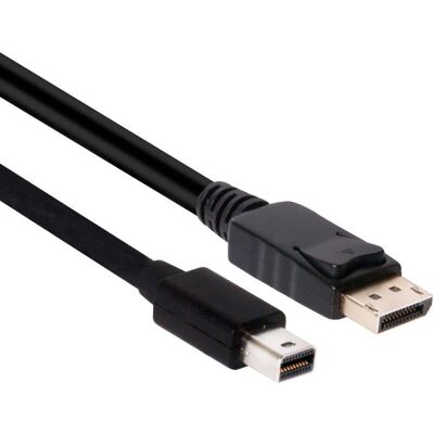 Club 3D MINI DISPLAY PORT 1.2 MALE TO DISPLAY PORT MALE Kabel 2 Meter 4K 60Hz BI-DIRECTIONAL Club 3D MINI DISPLAY PORT 1.2 MALE TO DISPLAY PORT MALE Kabel 2 Meter 4K 60Hz BI-DIRECTIONAL