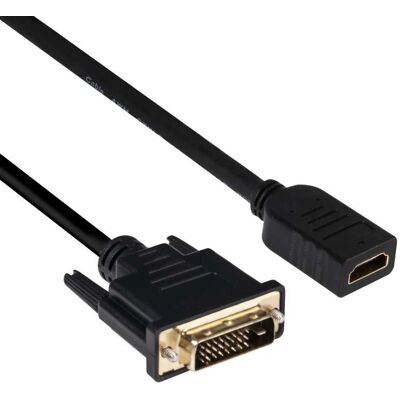 Club 3D DVI to HDMI Bidirectional Cable - 2m - Black Club 3D DVI to HDMI Bidirectional Cable - 2m - Black
