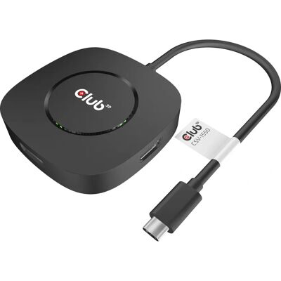 Club3D CSV-1550 Dock per laptop - 3 monitor DisplayPort - Nero Club3D CSV-1550 Dock per laptop - 3 monitor DisplayPort - Nero