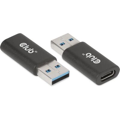 CLUB3D - CAC-1525 - Schwarz - USB-A zu USB-C - Adapter CLUB3D - CAC-1525 - Schwarz - USB-A zu USB-C - Adapter