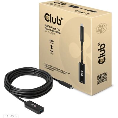 CLUB3D - CAC-1536 - USB-C zu USB-A - USB 3.2 Gen 2 - Kabel CLUB3D - CAC-1536 - USB-C zu USB-A - USB 3.2 Gen 2 - Kabel