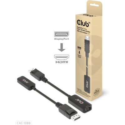 Club3D CAC-1088 Videokabel-Adapter - 8K HDR Club3D CAC-1088 Videokabel-Adapter - 8K HDR