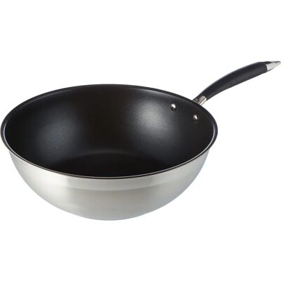 Poêle antiadhésive Amazon Basics - 28cm - Noir Poêle antiadhésive Amazon Basics - 28cm - Noir