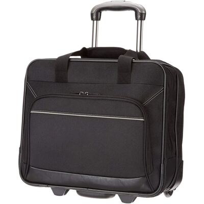 Amazon Basics Black 17-inch Laptop Bag - Durable Wheels & Compartments Amazon Basics Black 17-inch Laptop Bag - Durable Wheels & Compartments
