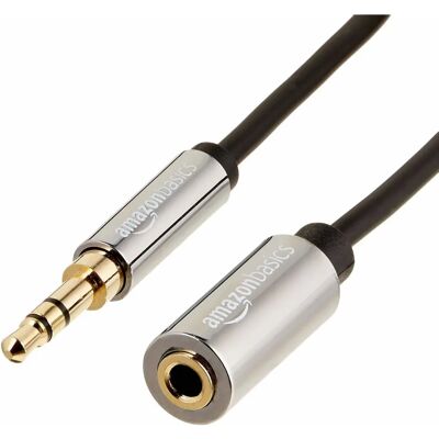 Amazon Basics AZ35MF03 Audio Cable - 7.6m - Black - Audio cable Amazon Basics AZ35MF03 Audio Cable - 7.6m - Black - Audio cable
