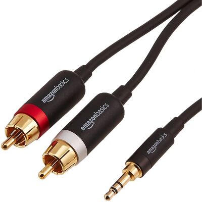 Câble audio Amazon Basics PBH-19822 - 2,4m - Noir Câble audio Amazon Basics PBH-19822 - 2,4m - Noir