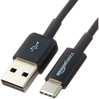 USB Kabel AmazonBasics L6LUC011-CS-R - 1,8 m - USB-C naar USB-A - Zwart USB Kabel AmazonBasics L6LUC011-CS-R - 1,8 m - USB-C naar USB-A - Zwart