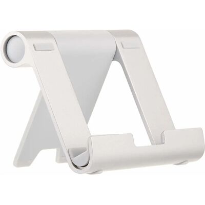 Soporte móvil ajustable AmazonBasics L6LSH001-CS-R Plateado - soporte Soporte móvil ajustable AmazonBasics L6LSH001-CS-R Plateado - soporte