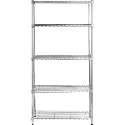 Amazon Basics Étagère à 5 niveaux réglable - Unité de rangement - Publicité Amazon Basics Étagère à 5 niveaux réglable - Unité de rangement - Publicité