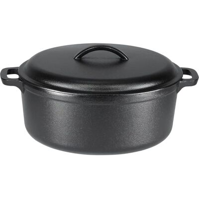 Amazon Basics Gusseiserner Dutch Oven - 6,62L - Robustes Kochgeschirr Amazon Basics Gusseiserner Dutch Oven - 6,62L - Robustes Kochgeschirr