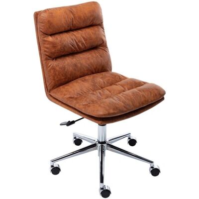 WAHSON - ECOPELLE-CH - Brown - Armless - Office chair WAHSON - ECOPELLE-CH - Brown - Armless - Office chair