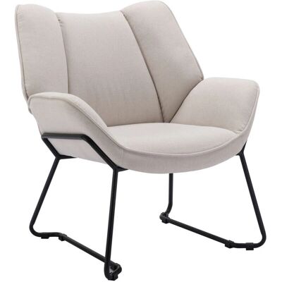 WAHSON - Poltrona imbottita - Beige - Linen - Armchair WAHSON - Poltrona imbottita - Beige - Linen - Armchair