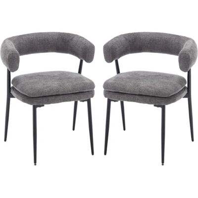 WAHSON - 2-Pack - Chenille Upholstery - Dining Chairs WAHSON - 2-Pack - Chenille Upholstery - Dining Chairs